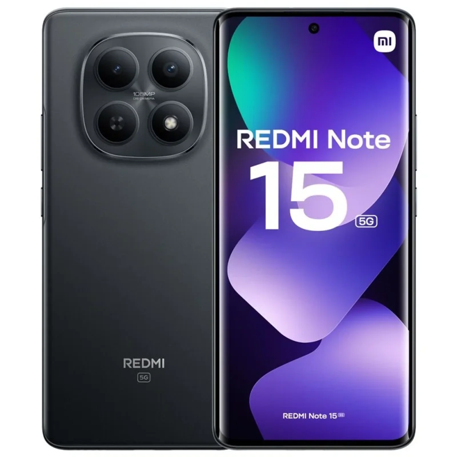 MOBILE XIAOMI REDMI NOTE 15 NOIR 5G 128GO 6GB RAM 108 MP 6.77'' NFC